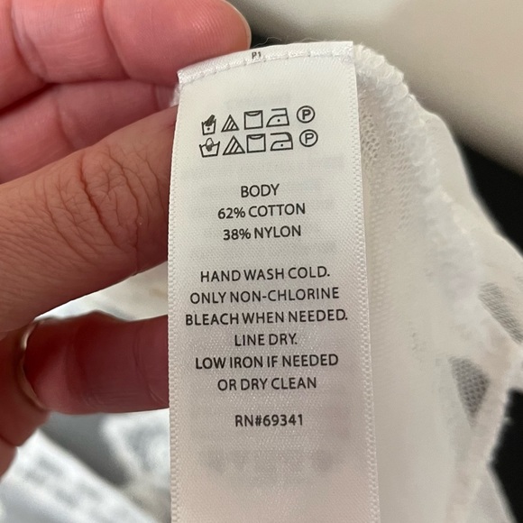 Rachel Zoe OS White Open Long Kimono | Lace Embroidery Coverup - Picture 10 of 13